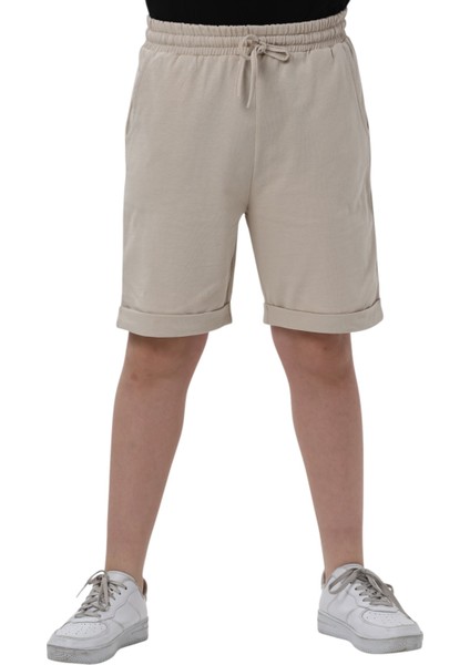 Erkek Çocuk Basic Pamuklu Penye Double Paça Cepli Şort fiyatları