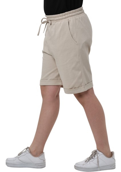 Erkek Çocuk Basic Pamuklu Penye Double Paça Cepli Şort modelleri