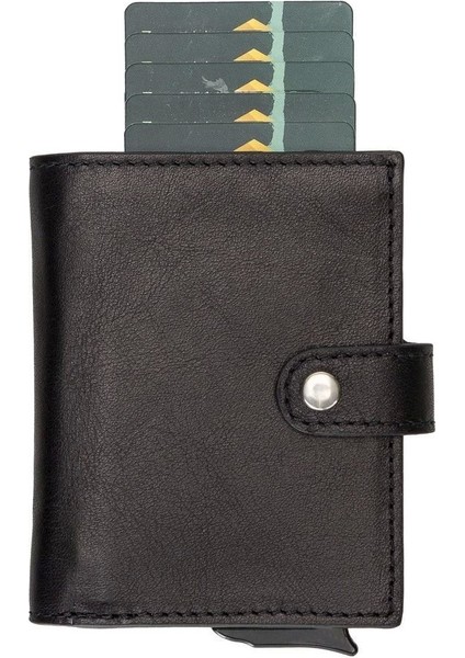 Palermo Deri Cüzdan Kartlık Mekanizmalı Rst1 Siyah modelleri