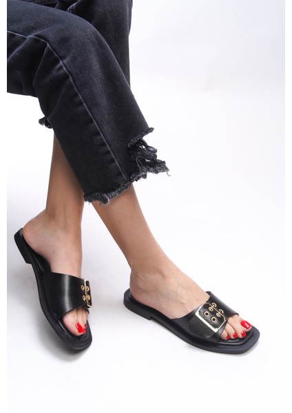 Brenthaela Kadın Hakiki Deri Terlik 00120764 fiyatları