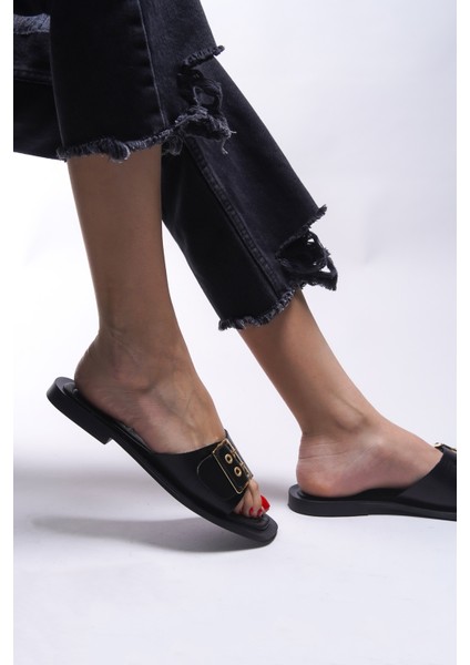 Brenthaela Kadın Hakiki Deri Terlik 00120764 indirimleri