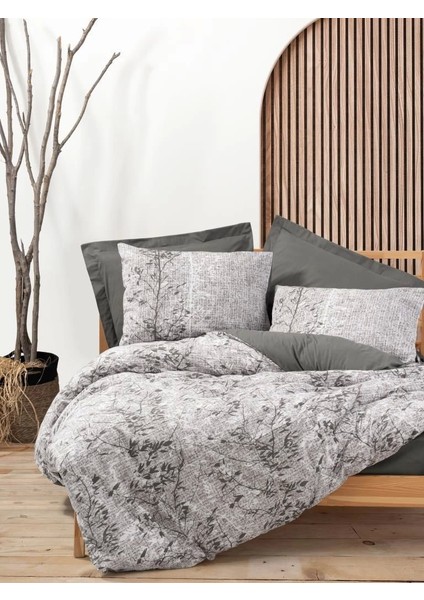 Cotton Box Dual Çift Kişilik Nevresim Takımı Odin Kahve