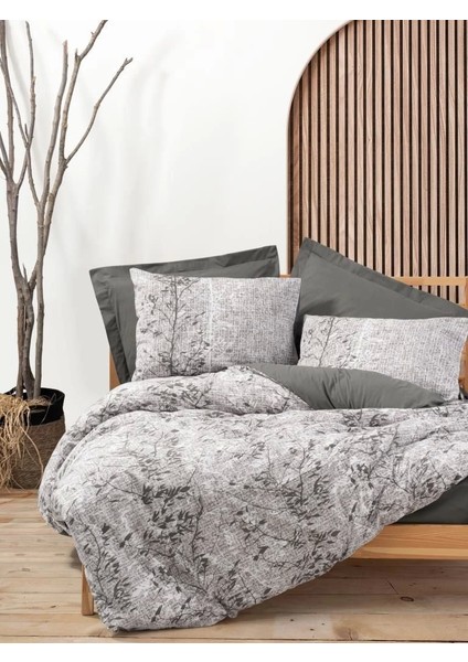 Cotton Box Dual Çift Kişilik Nevresim Takımı Odin Kahve