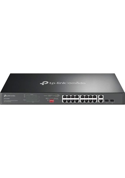 Tp-Lınk Omada DS1018GMP 16 Port GIGABIT+2X1GB RJ45/SFP Combo 250W 250 Metre Poe Mesafe Metal Rackmount Kasa Swıtch