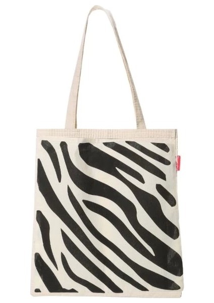 Baghashtag Zebra Desenli Bez Çanta