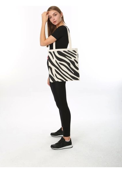 Baghashtag Zebra Desenli Bez Çanta