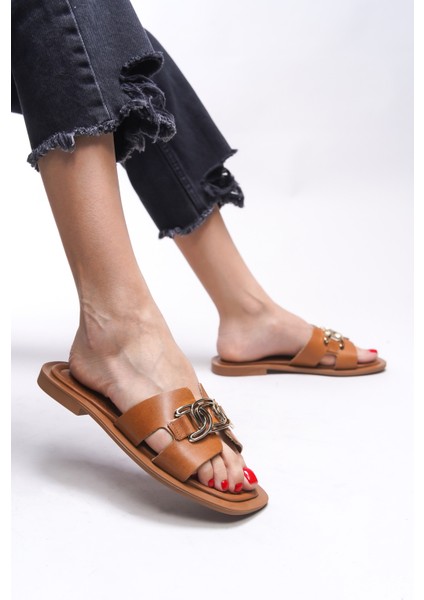 Issolanae Kadın Hakiki Deri Terlik 00120730 fırsatları