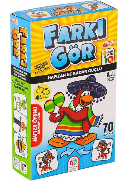 2846-728 Farkı Gör Hafıza Oyunu -Hobi Oyuncak