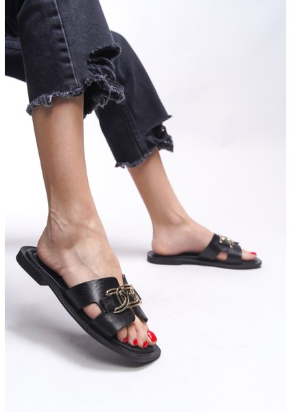 Issolanae Kadın Hakiki Deri Terlik 00120730 fırsatları