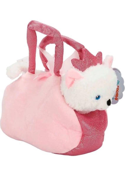 4775 Peluş Kedi Köpek Taşıma Çantalı 20 cm - Stokta Olan Model ve Renk Gönderiliir