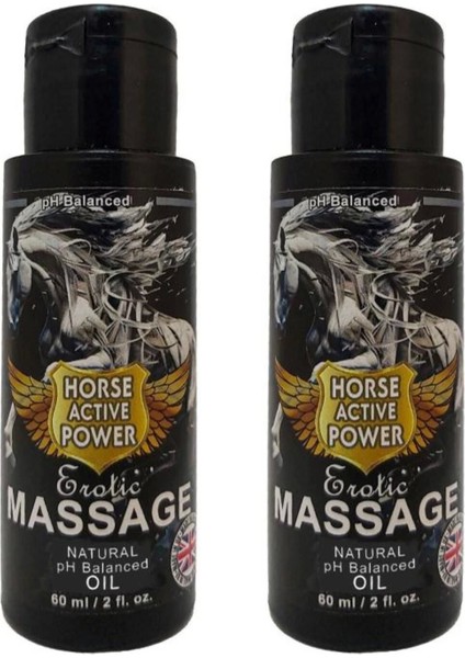 Horse Active Power Vücut Bakım Masaj Yağı 60 ml 2 Adet