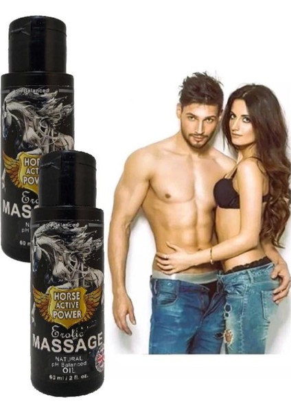 Horse Active Power Vücut Bakım Masaj Yağı 60 ml 2 Adet