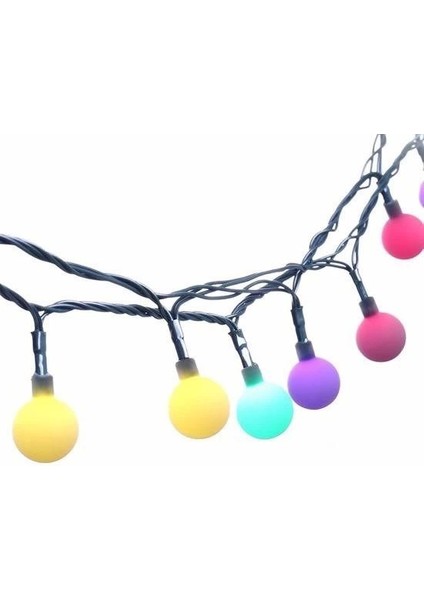 Dekoratif Minik Top 40 Ledli Dekoratif Dolama LED Işık (Rgb)