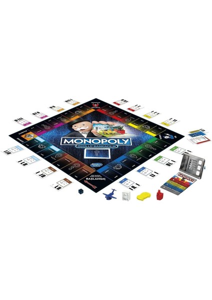 E8978 Hasbro Gaming - Monopoly Ödüllü Bankacılık +8 Yaş