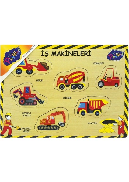194/195-ONY Ahşap Tutmalı Iş Makinaları