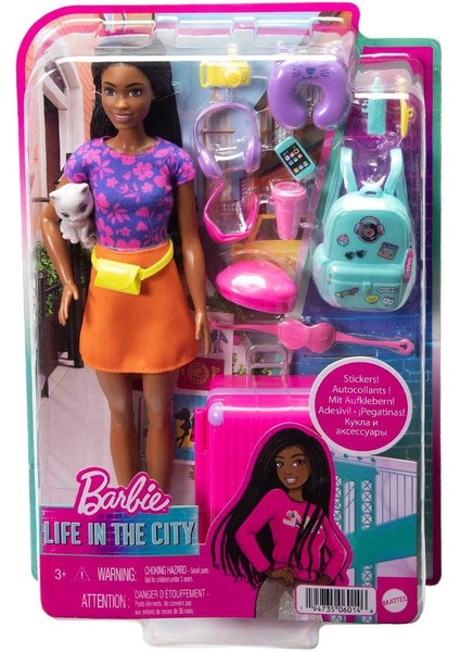Hgx55 Barbie Brooklyn Seyahatte Bebeği Ve Aksesuarları