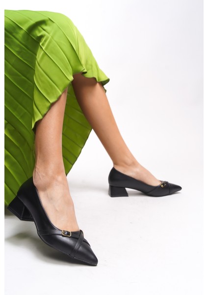 Ycnirth Kadın Sivri Burunlu Kısa Topuklu Ayakkabı 001251863 fırsatları