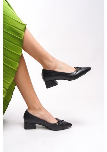 Ycnirth Kadın Sivri Burunlu Kısa Topuklu Ayakkabı 001251863 indirimleri