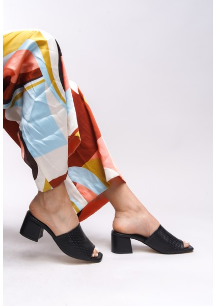 Janriara Kadın Topuklu Terlik 0012128 indirimleri