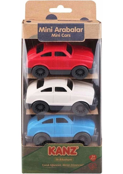 30812 Kanz 3'lü Mini Arabalar / +24 Ay