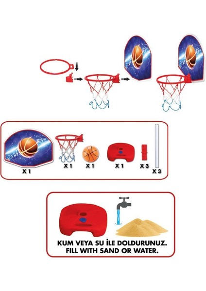 03407 Dede Ayaklı Basket Potası fiyatları