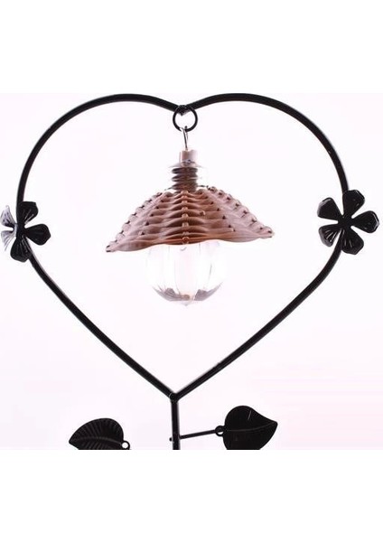 Pilli Işıklı Romantik Çift Tema Büyük Boy Dekoratif Ahşap Biblo fırsatları