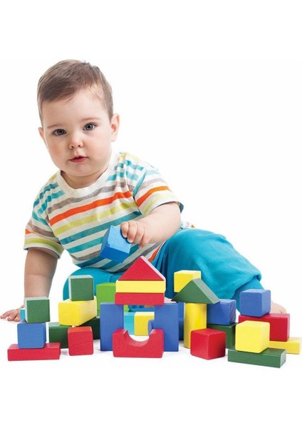 KID-1001 Chiva, Ahşap Bloklar 40 Parça