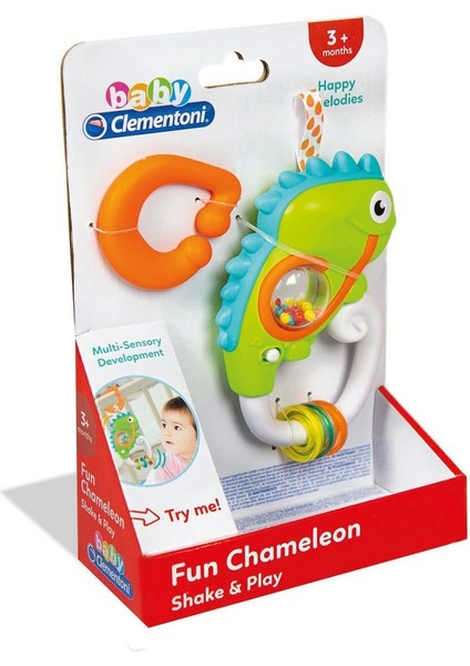 17332 Baby Clementoni Interaktif Bukalemun Oyuncak / +6 Ay