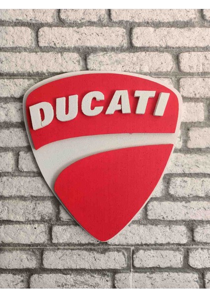Ducatı Logo | 50X50 Ducatı Araba Logosu | Ducatı Marka Logosu | 3D Ducatı Logo | Strafor Logo