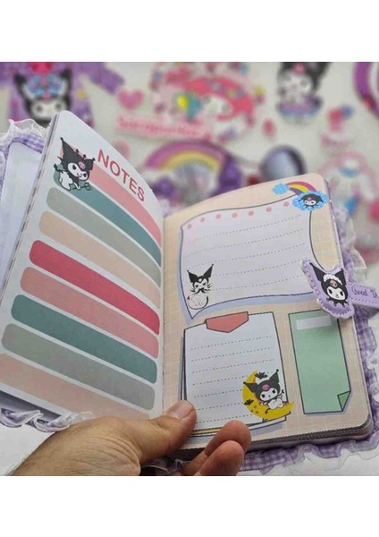 Sanrio Kawaii Kromi Lüx Yumuşak Kapaklı Defter Ajanda Günlük Notebook Hediyelik