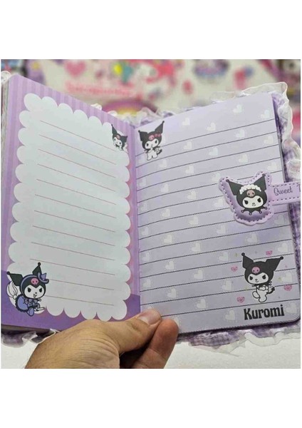 Sanrio Kawaii Kromi Lüx Yumuşak Kapaklı Defter Ajanda Günlük Notebook Hediyelik