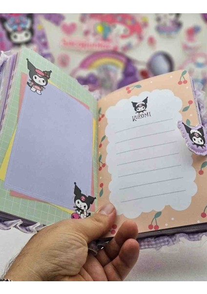 Sanrio Kawaii Kromi Lüx Yumuşak Kapaklı Defter Ajanda Günlük Notebook Hediyelik