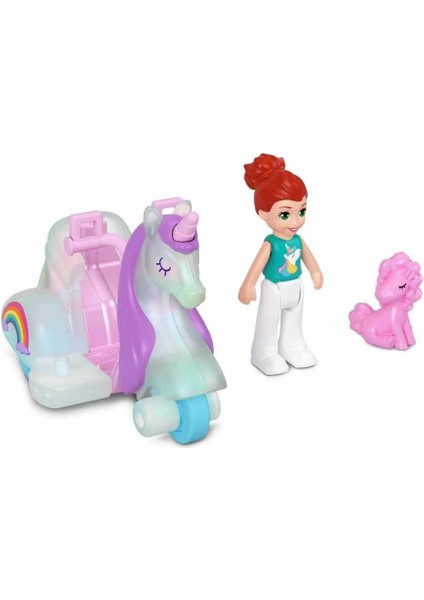 HKV55 Polly Pocketın Muhteşem Araçları Oyun Setleri -1 Adet Stokta Olan Gönderilir
