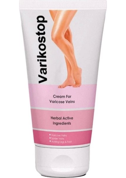 Varikostop Cream Varisli Damarlar Için Effektif Masaj ve Bakım Kremi 50 ml