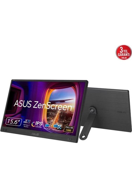 Asus 15.6 IPS Zenscreen MB166CR Usbc Taşınabilir Monitör