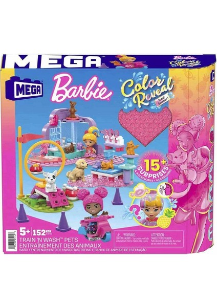 Hhp89 Mega™ Barbie® Color Reveal™ Hayvan Dostu 152 Parça