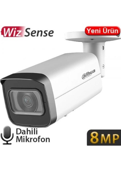 Dahua 8mp IPC-HFW2841T-AS-0360B 3.6mm Bullet Ip Kamera