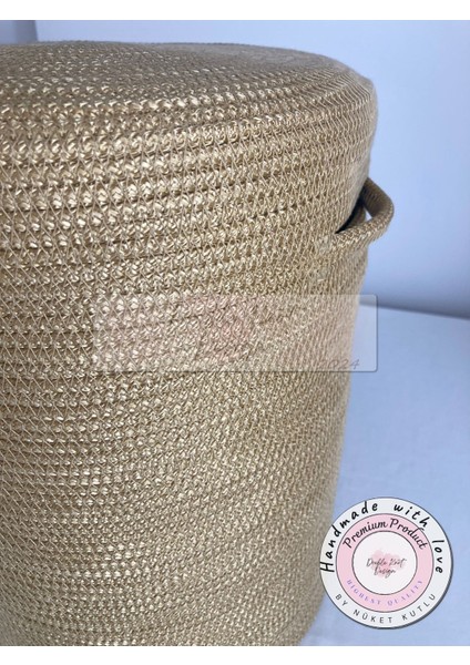 Sebil Kılıfı Dekoratif Sepet - Organizer Hasır Jüt Tress Sebil Kılıfı fırsatları