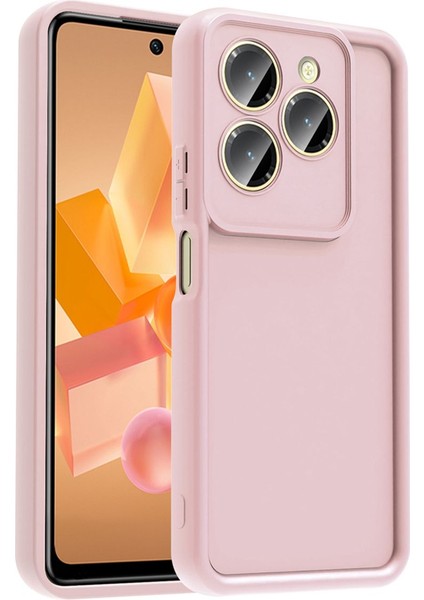 infinix Hot 40 Pro Uyumlu Kamera Korumalı Parlak Stil Tasarım Kapak
