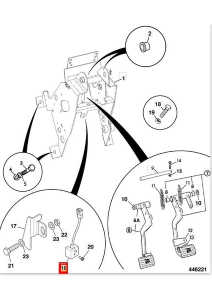 332/C9990/Y - Jcb - Fren Müşürü fiyatları