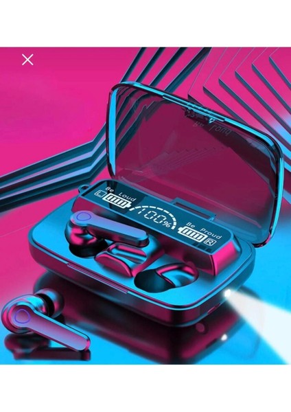 Bluetooth Kulaklık Kulakiçi Powerbanklı Çift Mikrofonlu Dokunmatik Kablosuz Earbuds F9 Pro