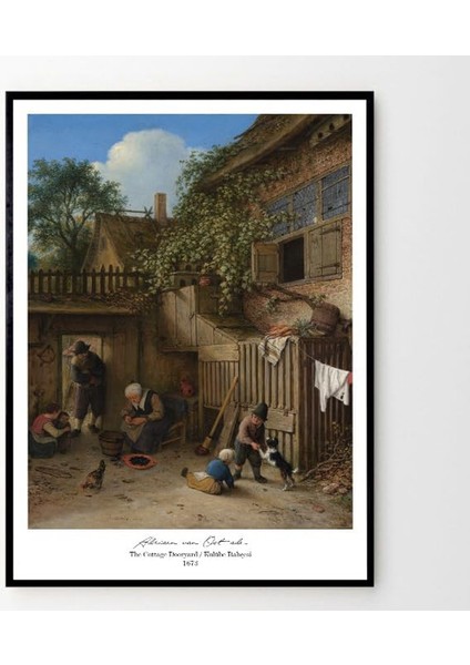 Kulübe Bahçesi (1673) Çerçeveli ve Çerçevesiz Poster