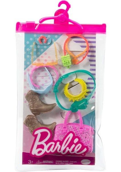 Gwd98 Barbie'nin Moda Aksesuarları Paketleri