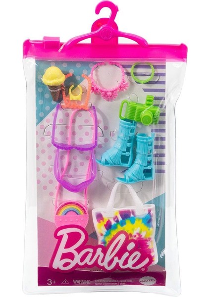 Gwd98 Barbie'nin Moda Aksesuarları Paketleri