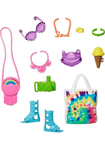 Gwd98 Barbie'nin Moda Aksesuarları Paketleri