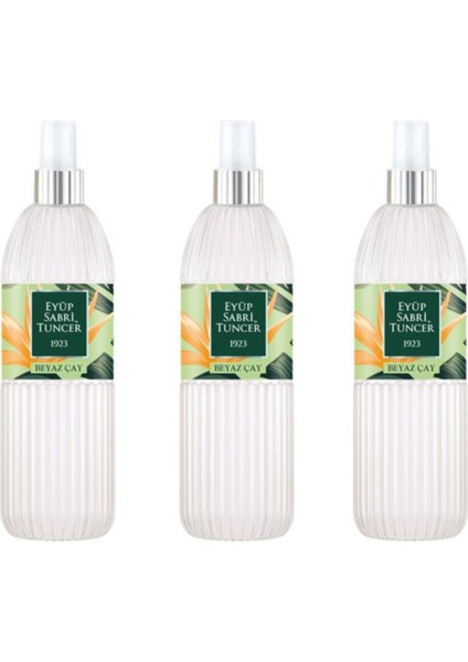 Beyaz Çay 150 ml Sprey Kolonya - Pet Şişe 3 Adet