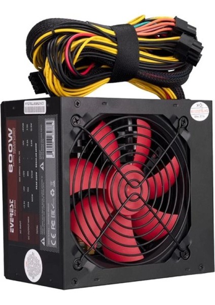 Everest 500W EPS-600A 12CM Fanlı Power Supply