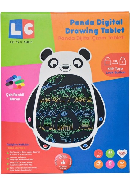 30946 Let's Be Child - 8,5'' Panda Dijital Çizim Tableti
