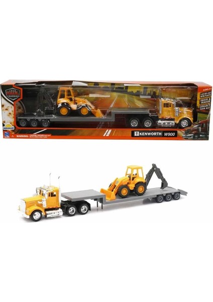 1:43 Long Haul Kenworth Taşıyıcı Tır ve Dozer