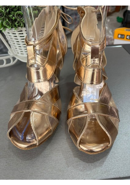 6 cm Topuklu Salsa, Bacata, Latin Dansları Kadın Ayakkabısı- Bilekten Bağlı-Güvenli ve Şık